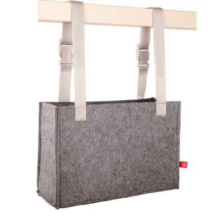 Rangement suspendu pour Commode SPOT - Cabas en feutre gris