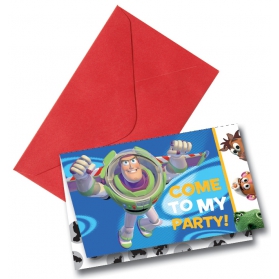 Toy Story ~Set de 6 cartes d'invitation~