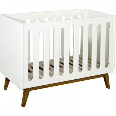 Lit bébé Trendy Blanc - 60 x 120 cm