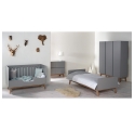 Baby Bed 60 x 120 cm - Trendy white
