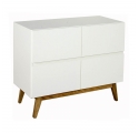 Commode 4 tiroirs Trendy Blanc