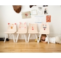 Lot de 2 Chaises Play Ours - Bouleau