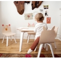 Set of 2 Bear Birch Play Chairs by Oeuf NYC