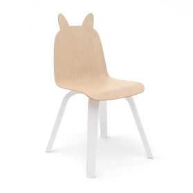 Lot de 2 Chaises Play Lapin - Bouleau
