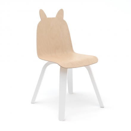Set of 2 Bear Birch Play Chairs by Oeuf NYC