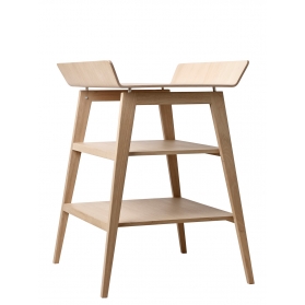 Table à langer et matelas LINEA Naturel - Chêne