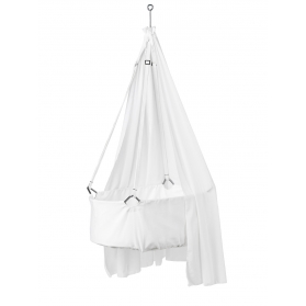 Berceau suspendu fixation plafond avec matelas et sangles - de 0 à 5 mois