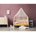 Linea Baby Bed Canopy - Solid oak