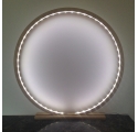 Hard Wood Table Lamp with LED - Natural 60 cm