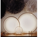 Hard Wood Table Lamp with LED - Natural 60 cm
