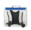 Cartable pailleté bicolore bleu et argent - Spécial CP/CE2