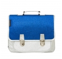 School Bag ~School Bag with blue and silver glitter~