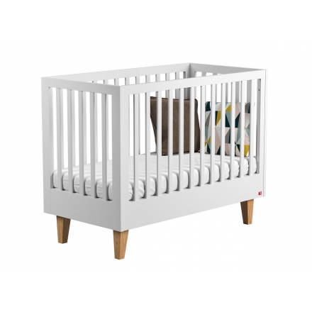 Baby Bed 60 x 120 cm - Lounge  white
