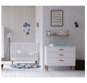 Baby Bed 60 x 120 cm - Lounge  white