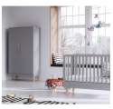 Lit bébé Lounge Gris - 70 x 140 cm