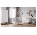 Baby Bed 60 x 120 cm - Nature  white