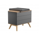 Dresser With Changing Table Nature grey