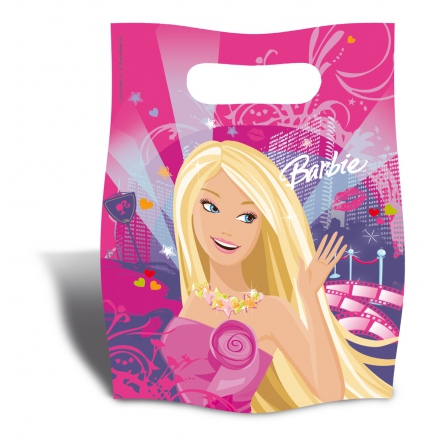 Barbie ~Set de 6 sacs cadeau~