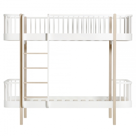Lits superposés WOOD - Chêne Naturel - 90 x 200
