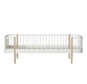 Lit banquette WOOD 90 x 200 cm - Chêne Naturel