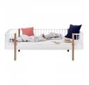 Lit banquette WOOD 90 x 200 cm - Chêne Naturel