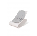Coco stylewood lounger White - Frost Grey Cushion