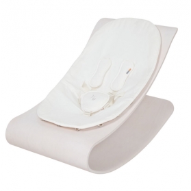 Coco stylewood lounger White - White Cushion