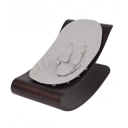 Transat bébé COCO Cappuccino - Housse coton bio Gris