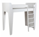 Lit mezzanine KETARA 80 x 160 cm - Blanc