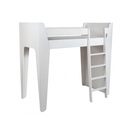 Lit mezzanine KETARA 80 x 200 cm - Blanc