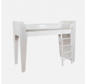 Lit mezzanine KETARA 80 x 200 cm - Blanc