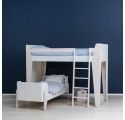 Lit mezzanine KETARA 80 x 200 cm - Blanc