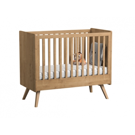 Lit bébé Vintage Naturel - 60 x 120 cm