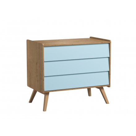 Dresser With Changing Table Vintage blue
