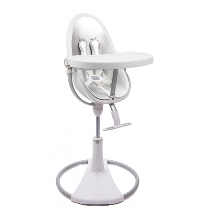 High Chair Fresco - Chrome White
