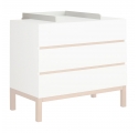 Dresser with changing table in white - Indigo by Quax