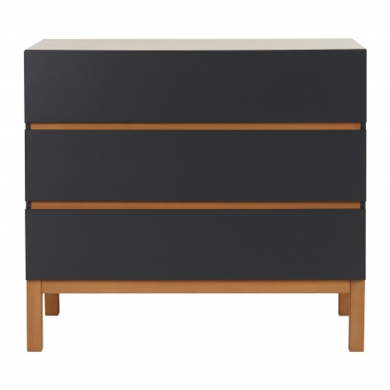 Commode Indigo Gris (avec plan à langer amovible)