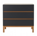 Dresser with changing table in moonshadow - Indigo by Quax