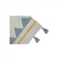 Tapis Atzeque vintage bleu