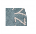 Tapis rond ABC - Bleu gris