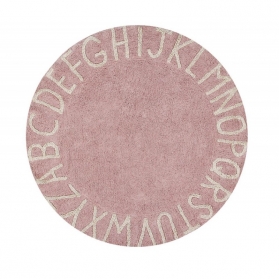 Washable rug Round ABC Vintage Nude - Natural