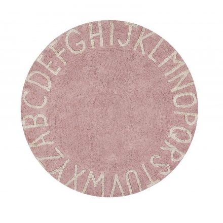 Washable rug Round ABC Vintage Nude - Natural