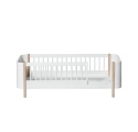 Lit bébé évolutif 5 en 1 - MINI + WOOD - Blanc/Chêne