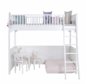 Seaside Loft Bed 90 x 200 - White
