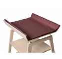 Housse de matelas à langer LINEA prune