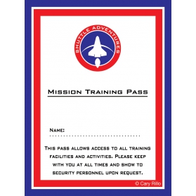 Set de 12 badges d'astronaute