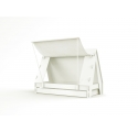 Lit Tente Mathy By Bols 90x190 cm avec lit tiroir  - Blanc