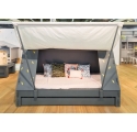 Tente bed 90 x 190 cm by MATHY BY BOLS - Charcoal Grey