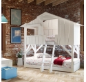 Cabine bed 90 x 190 cm by MATHY BY BOLS - White