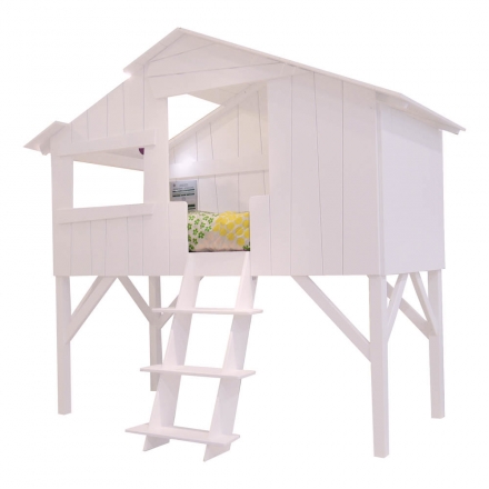 Lit Cabane Mathy By Bols 90x190 cm - Rose poudré